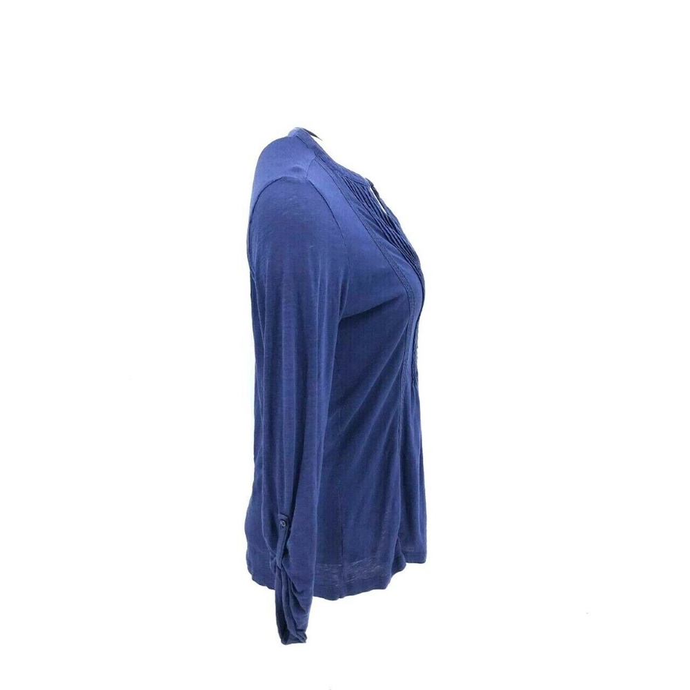 Ann Taylor Loft Long Sleeve Pleated Tunic Top Sz S - Picture 6 of 7